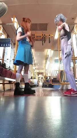 the ultimate Eva fight. #cosplay #fypシ #eva #evangelion #neongenesisevangelion #neongenesis  #anime #reiayanami #asukalangley #evapilots 
