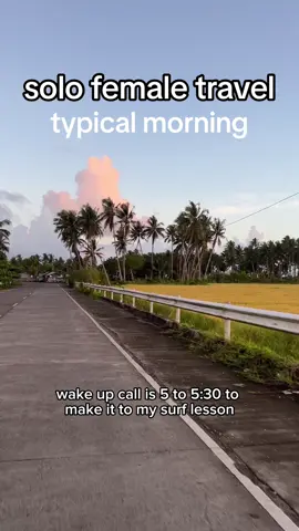 the Philippines feels like such a cheat to backpacking 😅 but I’ll take it!!  I really love it here. I spent nearly every morning in Siargao like this. Made more of a routine for myself here than I do when I’m in the van lol Hostel: Happiness Siargao   Bike rental: through my previous hostel Hiraya , I just kept it the whole time I was there  Surf lessons booked through Hiraya hostel  Ice bath: Mujo  Cafe: Happiness Beach Bar  #solofemaletraveler #backpacker #seasiatravel #backpackph #solofemalebackpacker