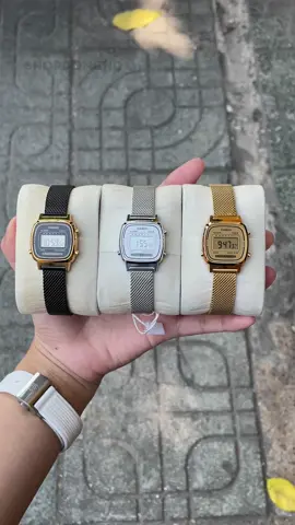 LA-670 phiên bản dây lưới lạ mắt #casio #casiowatch #casiovietnam #shopdongho #donghochinhhang #la670 #donghonu #donghodientu #watch #viral #trending 