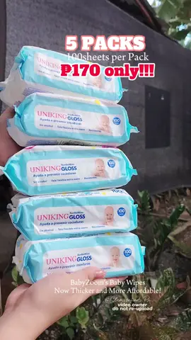 500 sheets P170 only ✨ #babyzoomphfordable! #babyzoombabywipes #babywipes #wipes #babyzoomwipes #foryou #fyp #foryoupage #fypシ