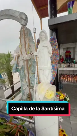 La Capilla de la Santísima. #santisima #santisimamuerte #niñablanca #niñablanca🙏🕯️ #iglesiacatolica #entidadnocturna 