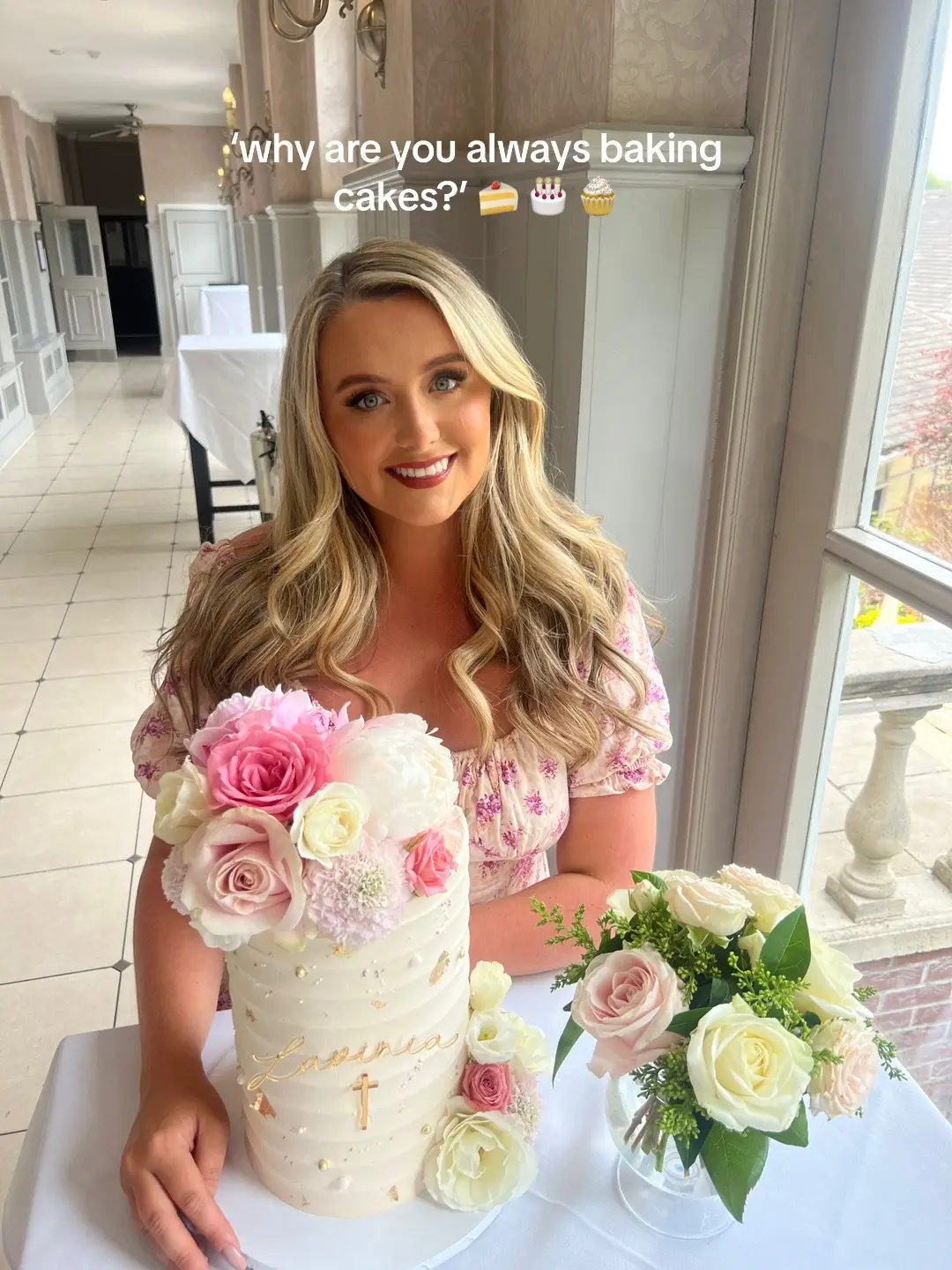 #foryou #baker #bakersoftiktok #bakingtiktok #cake #cakedecorating #bakerylife 