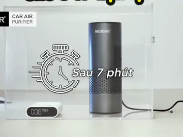 Máy lọc không khí ô tô Medicar ✔ Chất liệu máy lọc làm bằng hợp kim nhôm cao cấp siêu bền * Kích thước: 66x180mm Sức mạnh: 4W - Điện áp: 5V * Nguồn điện: USB Type, Type C Loại bộ lọc: Bộ lọc Hepa 13 (công nghệ lọc mới nhất) • Khả năng tạo lon âm: 5.000.000 pcs/cm3 Vận tốc không khí: 6m/h #uagido #maylockhongkhioto #medicar 