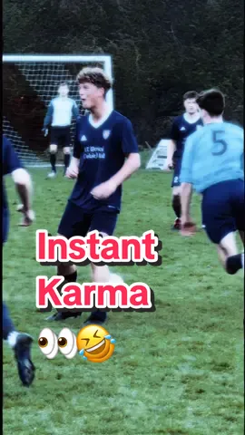 Instant Karma served 👀🤣 #soccertiktok #sundayleague #highlights #footballtiktok #football #fyp #tiktokfootball #grassrootsfootball 