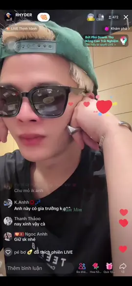 Xem cách anh ta “gia trưởng” sao nhá 😎 khi tui nói - A hư quá 😂 Rhyder said: a hư đâu nhưng hên là hư chứ chưa hỏng 😂 #rhyder #nguyenquanganh #quanganh #livestream 