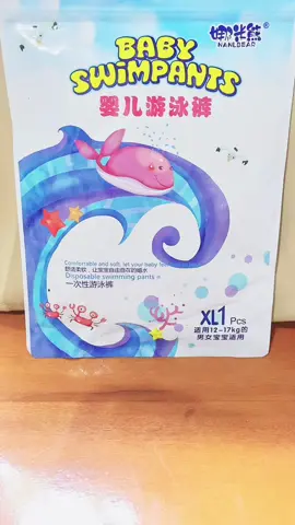 Disposable Baby Swimpants  it has double  anti leakage protection, soft comfortable and breathable, it has also 360 degree elastic waistband, ocean cartoon pattern and easy to put on and take off. #swimpants #swimdiaper #diaperforswimming #diaper 