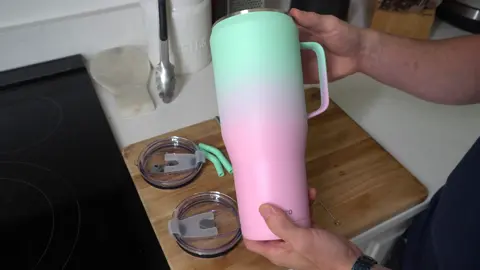 Once again #stanleycup WHO??! lol Call me fruity, but i love these cotton candy colors, 50oz and same result at a fraction of the cost!! #insulator #drinkcup #amazonfinds #amazonmusthaves