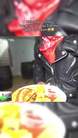What’s your ideal breakfast? #breakfast #day3 #50hrstream #rdrr2 #twitch #stream #kaicenat #foryourpage @Kai Cenat 