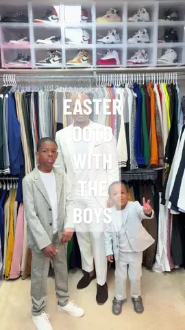My mama used to put me in suits for Easter as a boy. Ain’t nothing changed.  Suits for the boys - @target  #easter #easterootd #easteroutfits #tiktokkids #kidsootd #kidfashion 