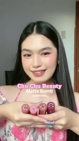 These @Chu Chu Beauty lippies deserve so much more!! They’re gorgeousss😭 #reahrecos #chuchubeauty #chuchubeautyph #chuchubeautymattebomb #mattebomb 