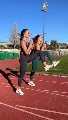TRACK ASMR 👯‍♀️ #Running #warmup #asmr #trackandfield #drills #sports