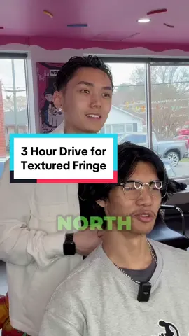 3 Hour Drive for Textured Fringe Another client from North Carolina getting a textured fringe with a low blowout taper. Very popular haircut right now. LINK IN BIO TO SET AN APPOINTMENT ‼️ _______________________________________ #richmondvabarber #richmondva #vabarber #rvabarber #barber #taperfade #haircut #nguyensteadycutting #texturedfringe  