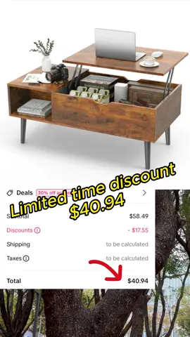 Perfect for the rustic farmhouse midcentury decor #TikTokShop #farmhouse #livingroominspo #livingroommakeover #coffeetable #livingroomideas 