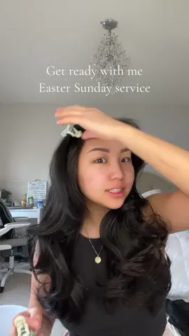 Happy Easter Sunday! He is risen  🤍🙌 #eastersunday #worship #grwm 