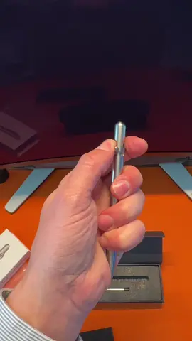 The #stainlesssteel #bastionpen that is a hefty price tag. But just feel like a #premiumpen!  #Kahlatalk #Kahlatech #kahlaDeals #stainlesssteelpen #stainlesssteelslimpen 