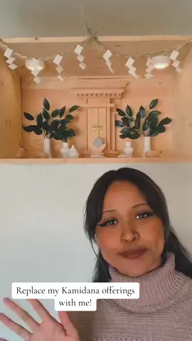 Morning Kamidana routine~ ☺️ ⛩️ . . . . . . . . . . #kamidana #神棚 #神道 #shinto #fyp #foryou #palauan #paganism #animism #routine #grwm #offerings #shrine #神社 #⛩️ 