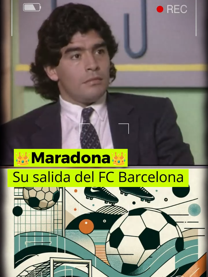 Maradona nos explica su salida del FC Barcelona #diegomaradona  #maradona🇦🇷  #maradona10  #maradonaporsiempre  #fcbarcelona🔵🔴