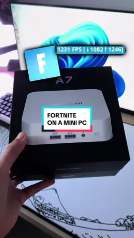 Playing Fortnite on a MINI PC? Geekom Aa7 Mini FPS TEST #CapCut #geekom #geekomminipc #geekoma7 #minipc #fpstest #fortnite #bestpc #budgetpc #pc #techtok #pcgamer #pcsetup #gaming #fpsboost 
