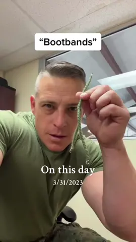 The “bootband” or “blousing strap” or “twisties? #onthisday #usmc #miltok #navy #army #airforce #marines #military #fyp #fypシ #fypシ゚viral 