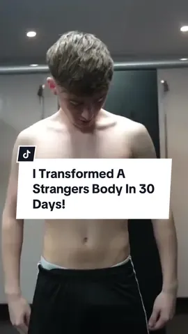 I Transformed A Strangers Body In 30 Days!  #bodytransformation #gymtransformation #transformation #30daytransformation #gym #GymTok #Fitness #joefazer #fitnesstransformation #musclegain 