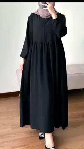 BAVIN MIDI DRESS CRINKEL POLOS#promoramadhan #kualitastinggi #fyp #bisacodseindonesia #klikkeranjangkuning👆 