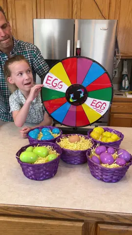 The Wheel of Eggs! 🥚 #fyp #games #challenge #easter #egg 