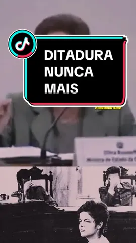Que nunca esqueçamos da ditadura que se instalou em nosso país a partir de 1º de abril de 1964. Ainda que lideranças da esquerda digam que não precisamos relembrar esse período, não podemos jamais esquecê-lo, junto com suas milhares de vítimas e com os tantos poderosos que lutaram para mantê-lo. Dilma, durante toda sua trajetória política, nunca deixou de batalhar pela memória, que muitos insistem em apagar. #ditaduranuncamais #conservadorismo #direitaconservadora #reels #lula 