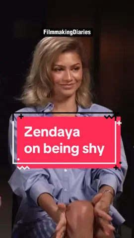 Zendaya on being shy #zendaya #zendayaedit #zendayacoleman #interview #filmtok #movies #letterboxd #acting #fyp #foryou #fypシ 