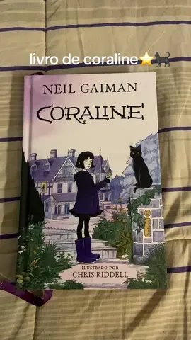 meu livro de coraline⭐️🎧💗🐈‍⬛ #coraline #coralineedits #coralinelivro #coralinecinema #livrostiktok #livrosrecomendados #livrosemaislivros 