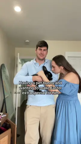 It’s his big day #easterbunny #bunnytok #sundaybest #coupletok #easterphotoshoot 