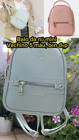 Balo da nữ mini nhà VACHINO 5 màu bền đẹp, mang đi làm, đi học, đi chơi rất gọn và đẹp#balonu #balonumini #balodanu #baloda #xuhuong2024 #trending #fyp #giaogiao_review 