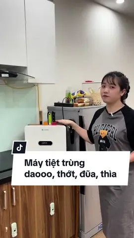 Máy tiệt trùng daooo, thớt, đũa, thìa ... giúp đảm bảo sức khoẻ và tăng tuổi thọ đồ dùng #tueanmommy #kocnet 