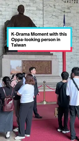 What do you guys think! I feel like a scene from K-Drama scene as I filmed this! 😅#changingoftheguard #kdrama #kdramamoments #oppa #travel #taipei #taiwan 
