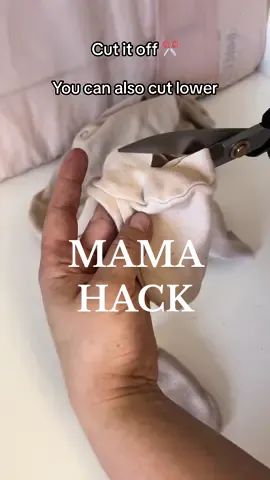 Mom Hack ✂️🦶🏻💵Thank me later 😅✂️🥰 save your space & money 💕 #momhacks #mumhack #sleepsuit #babyhack #lifehacks #momhack #firsttimemom #mumsoftiktok #mumlife #saveyourmoney #babydevelopment #sewing #babysfeet #rompers #babyclothes #usefull #momtipsandtricks #usefullifetips #mumsoftiktok 