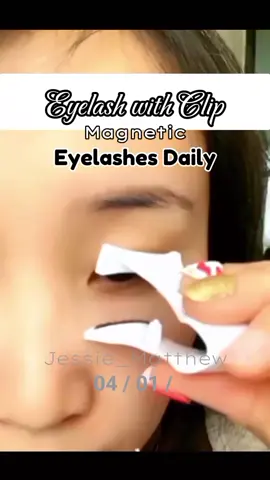 Magnetic Falce Eyelash with Clip Reusable False Eyelashes Daily #eyelashes #magnetic #eyelashesclip #tiktokmarketing #tiktokaffliate #tiktokbudolfinds #fypシ #fypppppppppppppp 