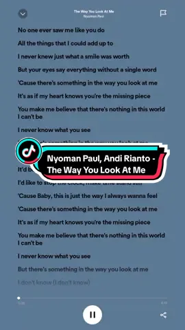 Nyoman Paul, Andi Rianto - The Way You Look At Me #nyomanpaul #andirianto #thewayyoulookatmenyomanpaul #spotify #lirik #musik #fyp 