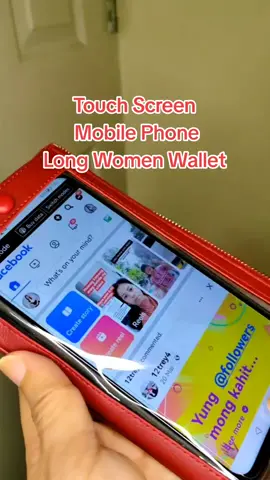 Touch Screen Mobile Phone Long Women Wallet #longwallet #coinpurse #women #trending #viral #fyp #touchscreen 