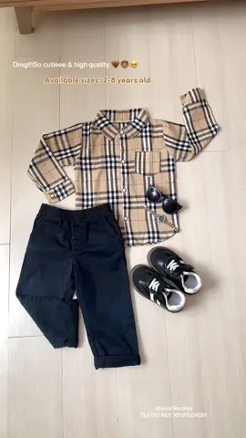 So classy & high quality KIDS checkered retro longsleeve🤎🫶🏻👦🏽 ganda mga miii! #kidsoutfit #ootdforkidsboy #longsleeveforkids #checkeredlongsleeve #formalattireforkids #kidsootd #kidsootd_ #kidsootdtiktok #fypシ #fyp 