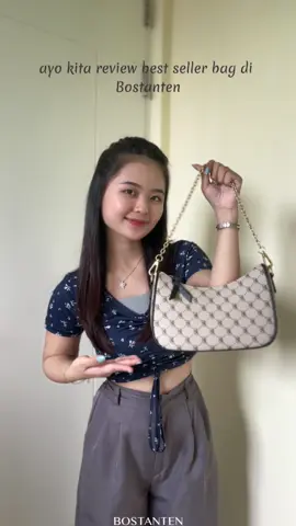 Review best seller bag in Bostanten 😍 Monogram hobo bag  ✨  #taswanita #tasselempang #ramadanekstraseru #fyp #OOTD #bostanten 