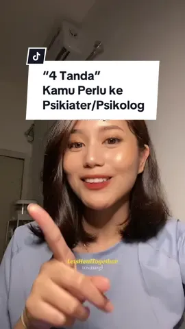 Pergi ke psikolog/psikiater itu bukan aib. Dengan kamu menyadari bahwa diri kamu sedang “bermasalah” kamu udah selangkah lebih maju dibanding orang yang gak sadar dirinya bermasalah. Apapun latar belakang, pendidikan, status sosial, ekonomi, gender, jenis kelamin kamu, kita semua berpotensi untuk mengalami gangguan. Bahkan para profesional pun gak dikit yang membutuhkan profesional lainnya untuk masalah kesehatan mental mereka. So, sayangi diri, tubuh & jiwamu ya! #psikologiindonesia #konsultasipsikologi #konseling #helpseeking 