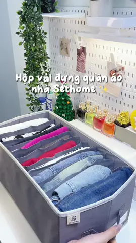 Hộp chia ngăn đựng quần áo gọn gàng #hopvaidungquanao #sethome #review #hopvaidungdo #hopvaichiangan #unbox #hopdungquanao #hopvaidanang #hopvaidungquanaochiangan #decor #thaothichriviu #viral #trending #xuhuong #fyp #foryou 