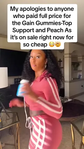 Such a good deal 🍑 #TikTokShop#bootygummiesresults#bblefffect#boobiegummies#bootygummies#curvybodybears#bblgummies#gainscheck#sponsor#gymsupplements