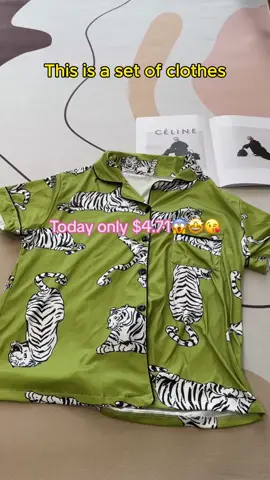 Super soft and cute little tiger pajamas,look great whether for Easter or everyday wear✨😘🥰#womenclothing #pajamas #pajamaset #fyp #fashion #loungewear #easter #tiktokmademebuyit #springsale #amazonmusthaves 