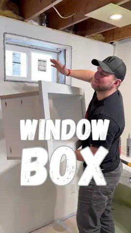 AMAZING Window Box for our basement windows. Best part is that you can do all the prep and paint off the window. Which will limit for much taping off you need to do!  #remodel #construction #homerenovation #realestate #design #entrepreneur #interiordesign #hardwork #woodworking #renovation #homedecor #tools #DIY #carpentry #work #asmr #designer #homemade #engineering 