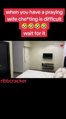 when you have a praying wife..Che*ating is difficult. Watch till the end. #nosarex #babarex #funnyvideos #fyp #nigeriantiktok🇳🇬 #trending #ribbcracker 