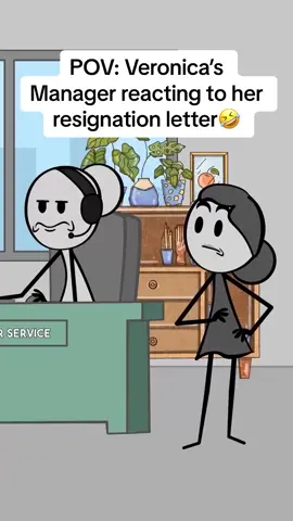POV: Veronica’s Manager reacting to her resignation letter🤣 - sc: @Vxo13 | Super V #veronica #resignation #resignationletter #managersbelike #fyp #corporate #corporatelife #usa🇺🇸 #workplace #customerservice #corporateamerica #viral #managers 