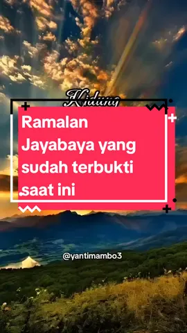 Kidung Ramalan Jayabaya yang sudah terbukti saat ini #kidung #ramalan #jayabaya #liriklagu #arti #kidungjawa #sudah #terbukti #yantimambo3 