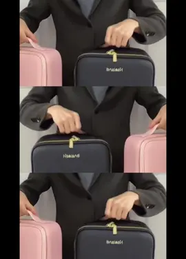 Stay flawless wherever you wander. Get your bag now! Link in bio #tiktokmademebuyit #beauty #makeup #bag #black #white #pink #explore #travel 