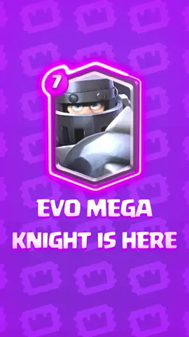 Get ready for the Mega Knight Evolution Takeover in Clash Royale! 💥 #clashroyale #gaming 