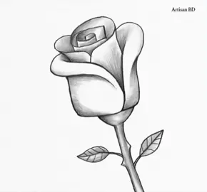 Draw a beautiful flower 🌹 sketch @✨ Artisan BD 2.0 ✨ #viralvideos #tiktokvideos #celebrities #pencilart  #foryou #trending #foryoupage #drawingwithpencil #pencildrawing #sketch #art #artist #artwithpencil #sketch @Saad Ahmad ⚡ 